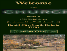 Tablet Screenshot of churchofchrist-sd.com